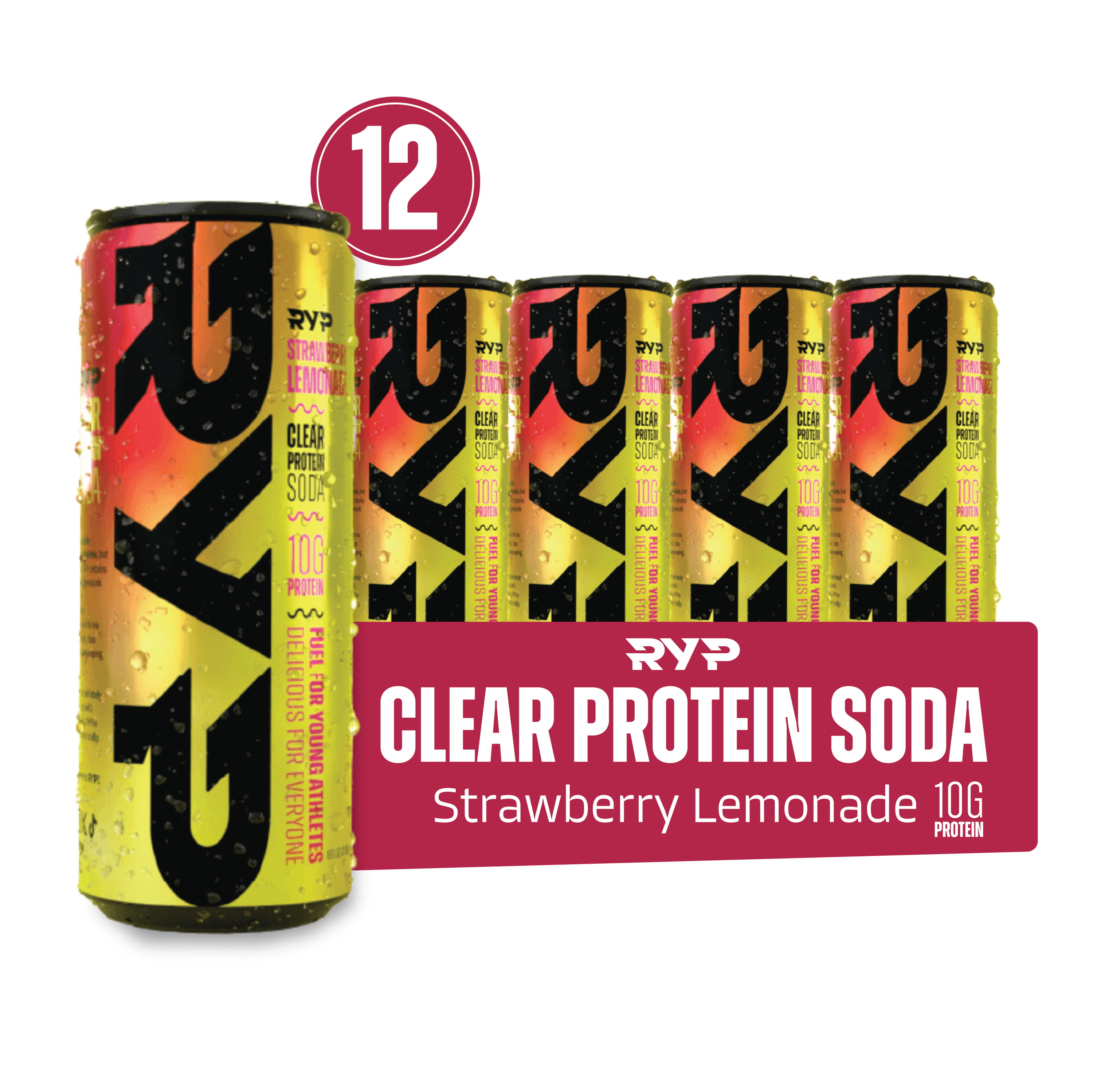 PRE-ORDER RYP Clear Protein Soda 12 Pack