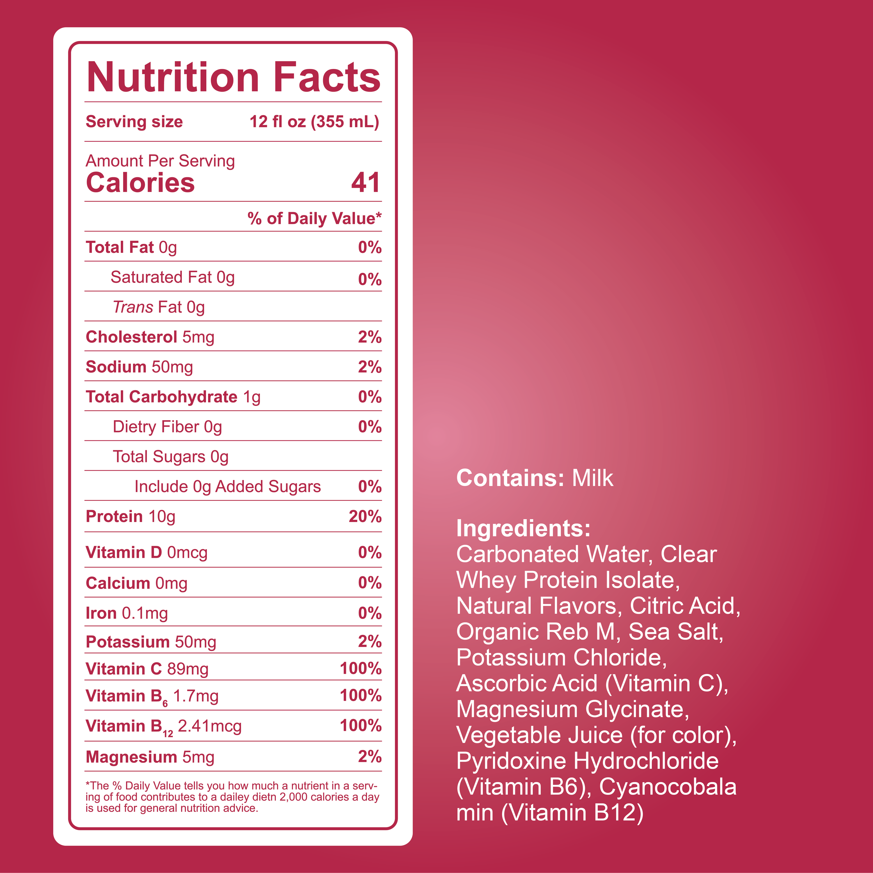 PRE-ORDER RYP Clear Protein Soda 12 Pack