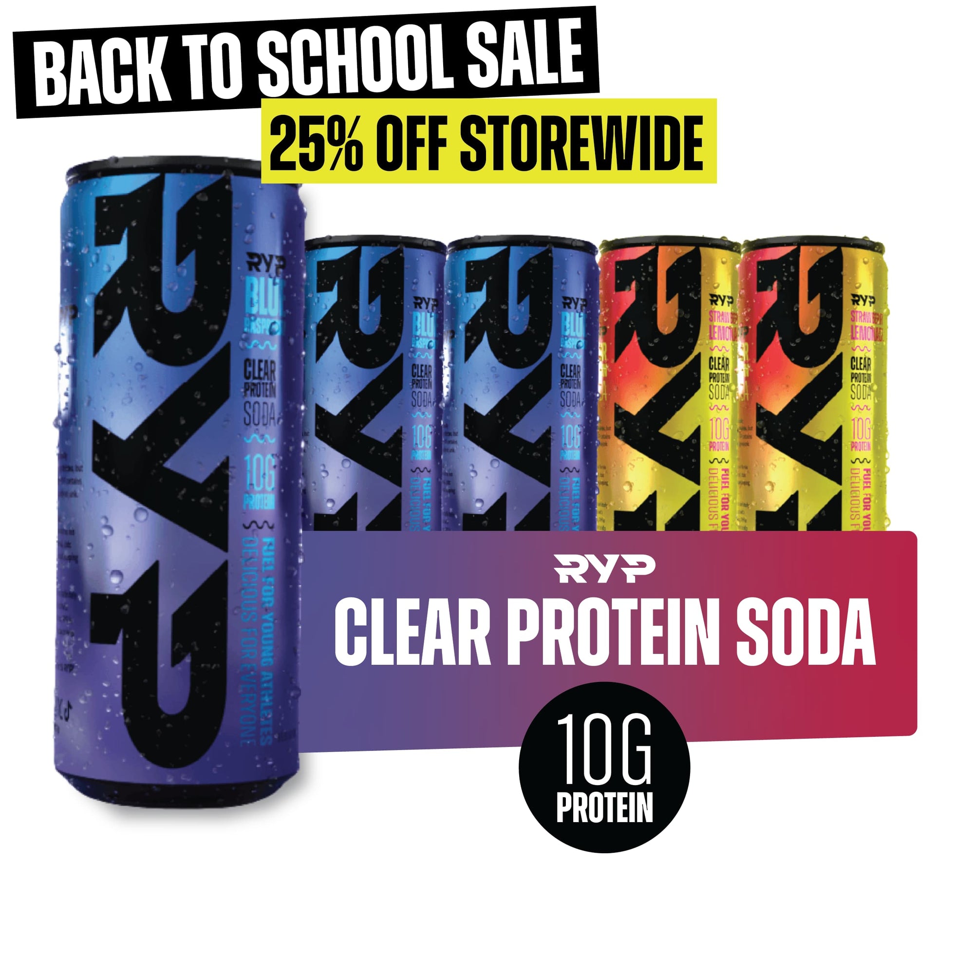 Clear Protein Soda