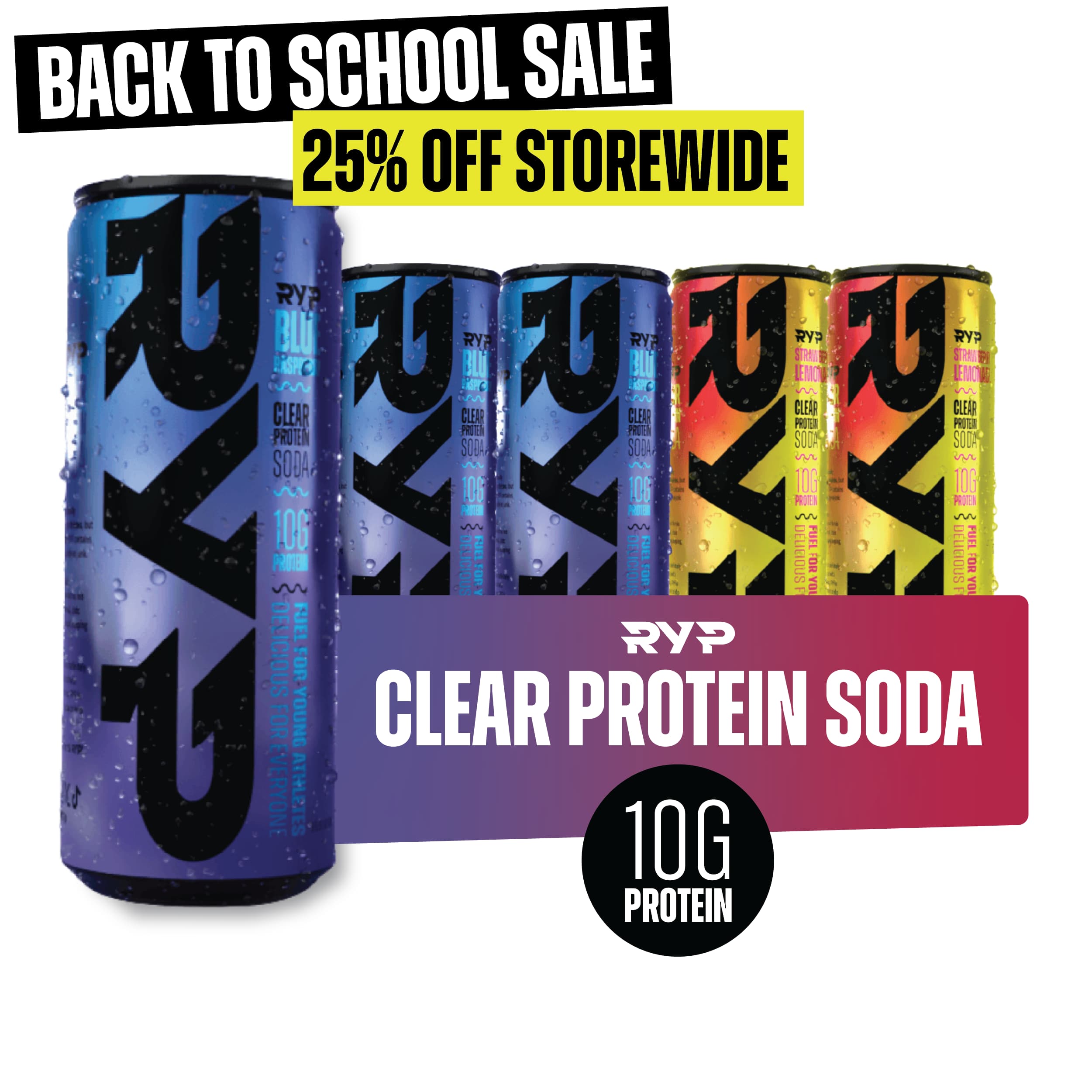 Clear Protein Soda