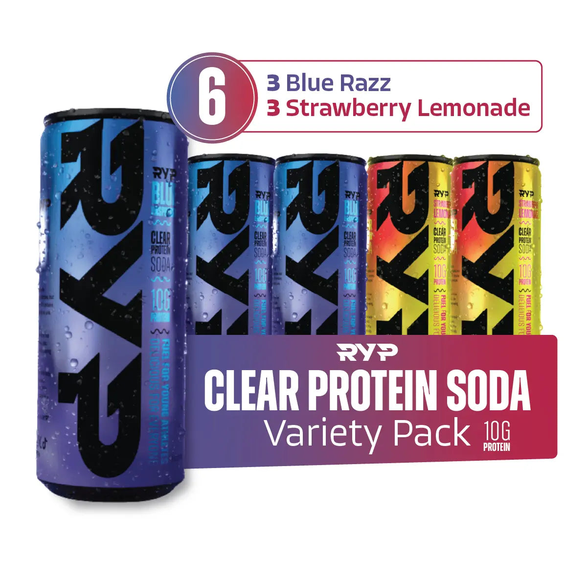 Clear Protein Soda (6 Pack)
