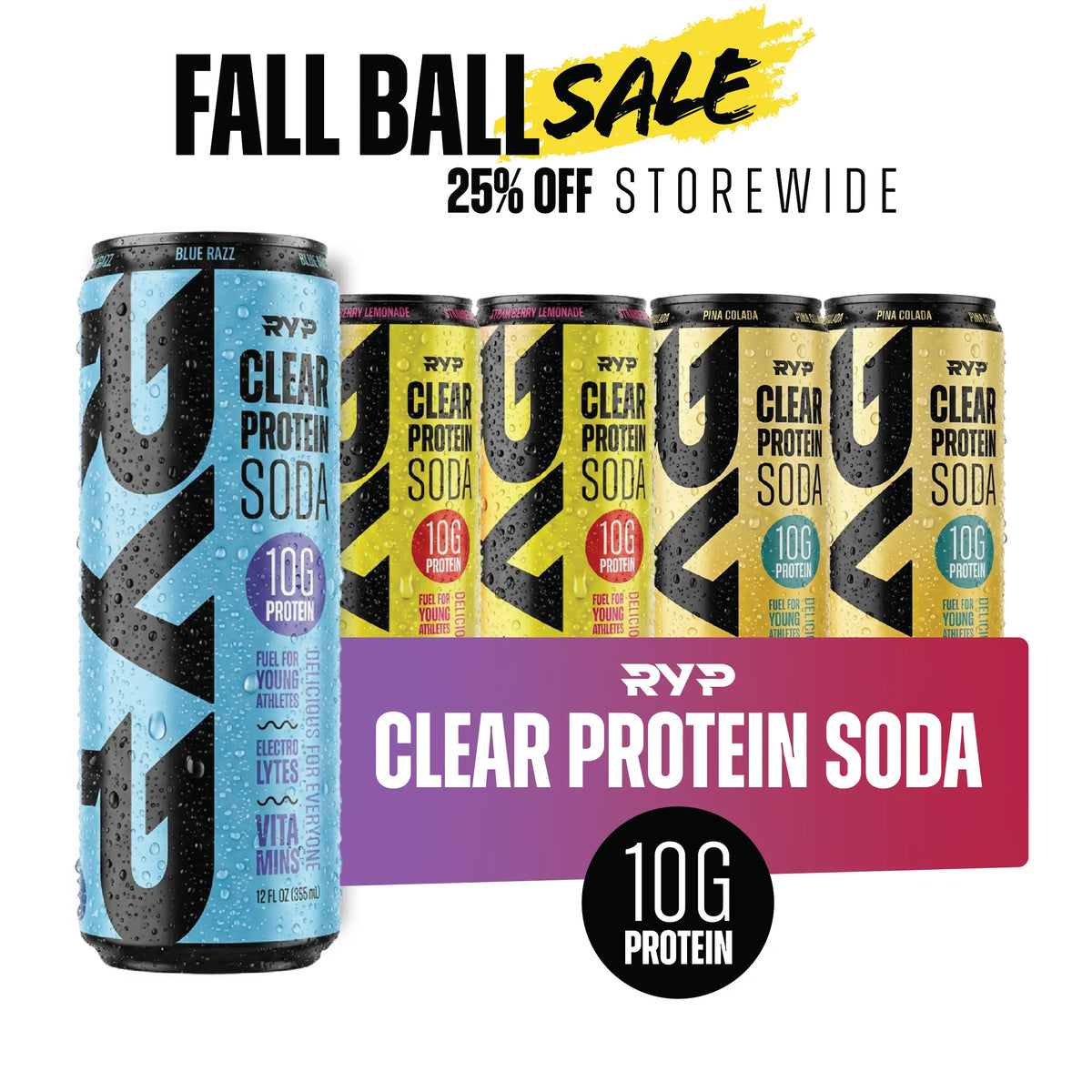 Clear Protein Soda