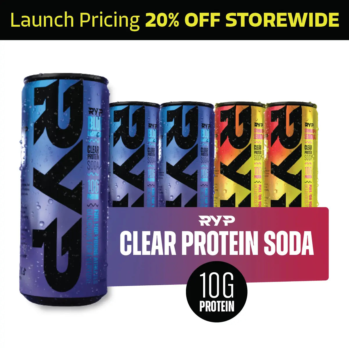 Clear Protein Soda
