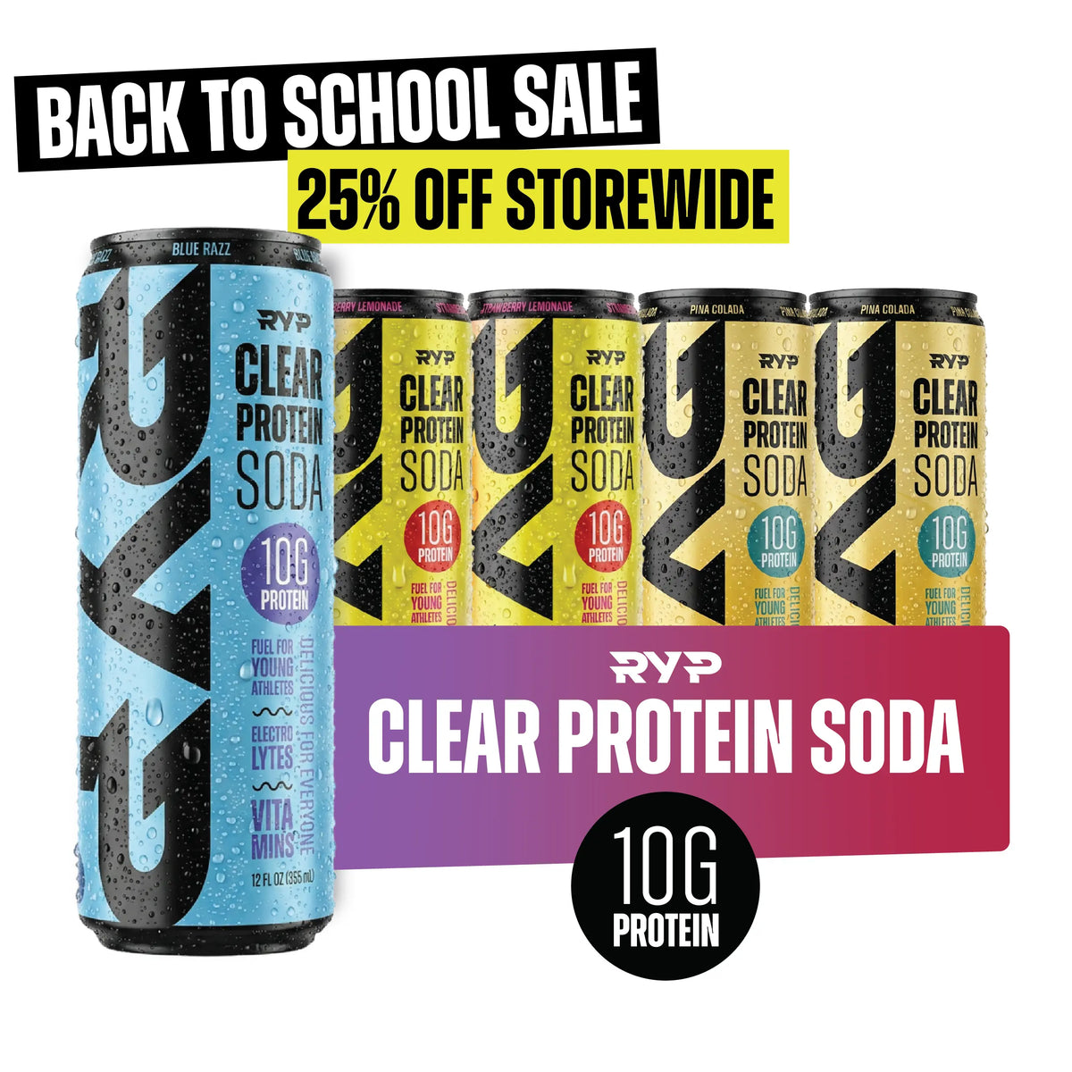 Clear Protein Soda - Pre-Order