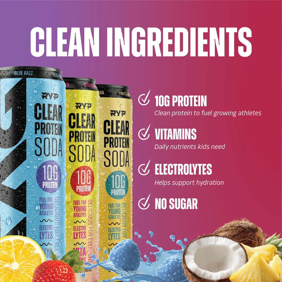 Clear Protein Soda - Pre-Order